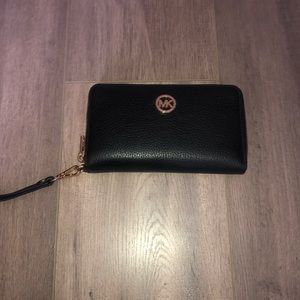 Black Michael Kors Wristlet/Wallet